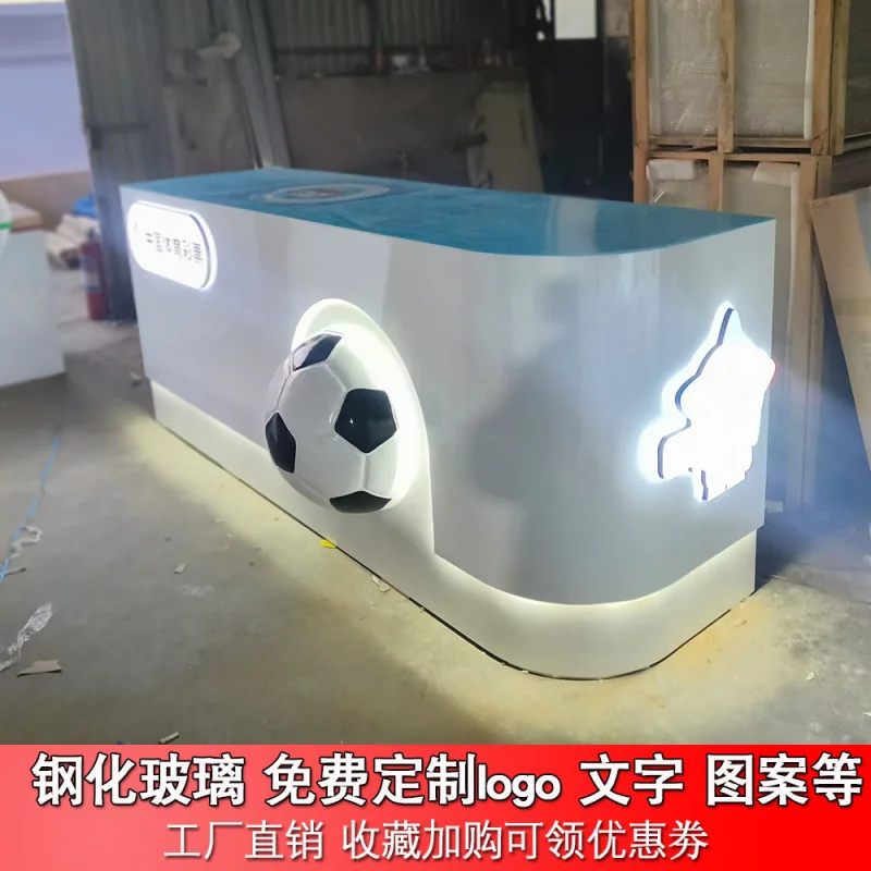 Custom. Customized Sports Color Theme Store Sales Cabinet Welfare Lottery Table Glass Open Cabinet Scratch-off Display Cabinet