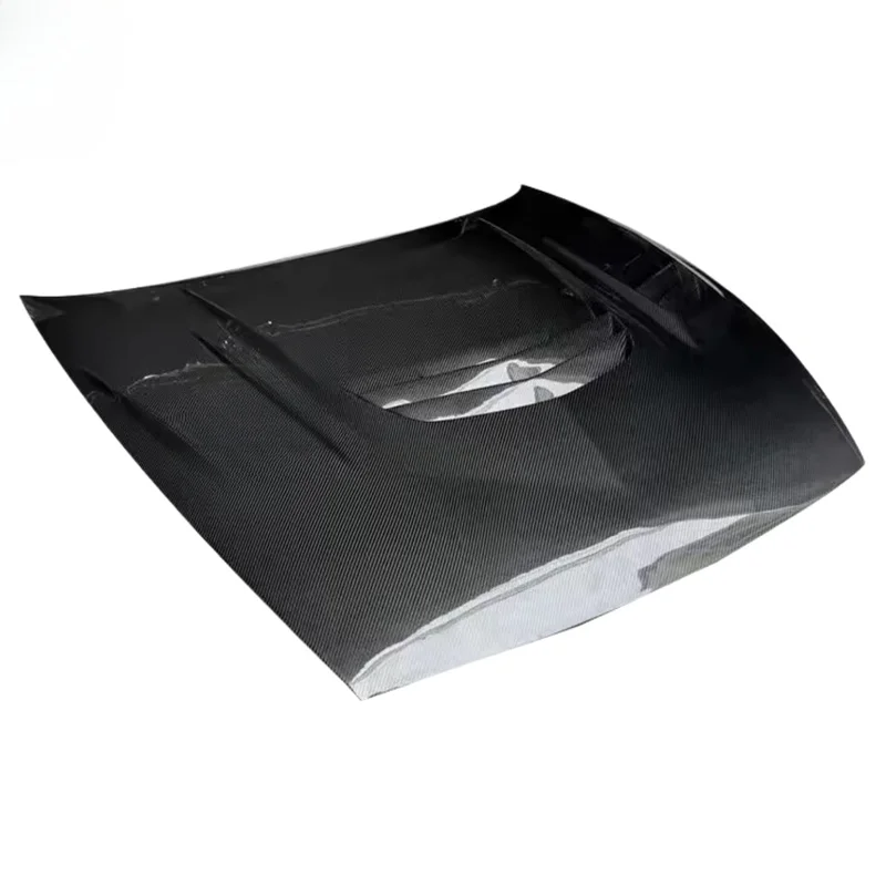 Hot Selling Carbon Fiber Front Engine Hood Bonnet With Screws Screw-On Retrofit Upgrade Auto Exterior Replacement Parts