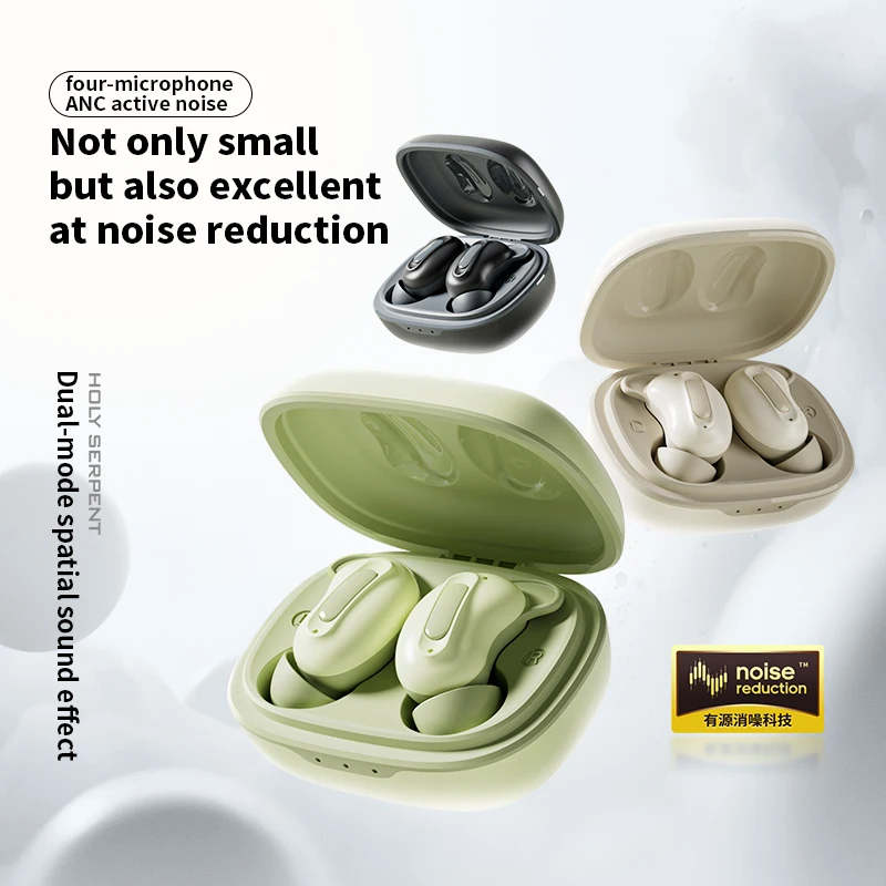 Xiaoyou dans l'oreille écouteurs Bluetooth avec réduction active du bruit aide spécifique au sommeil pour un sommeil latéral et une isolation phonique super