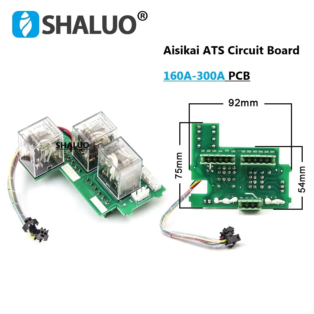 Aisikai ATS 4P PCB Circuit Board Replace Of SKT2 100A SKT1 160A 250A 600A Automatic Transfer Switch Maintenance Control Board