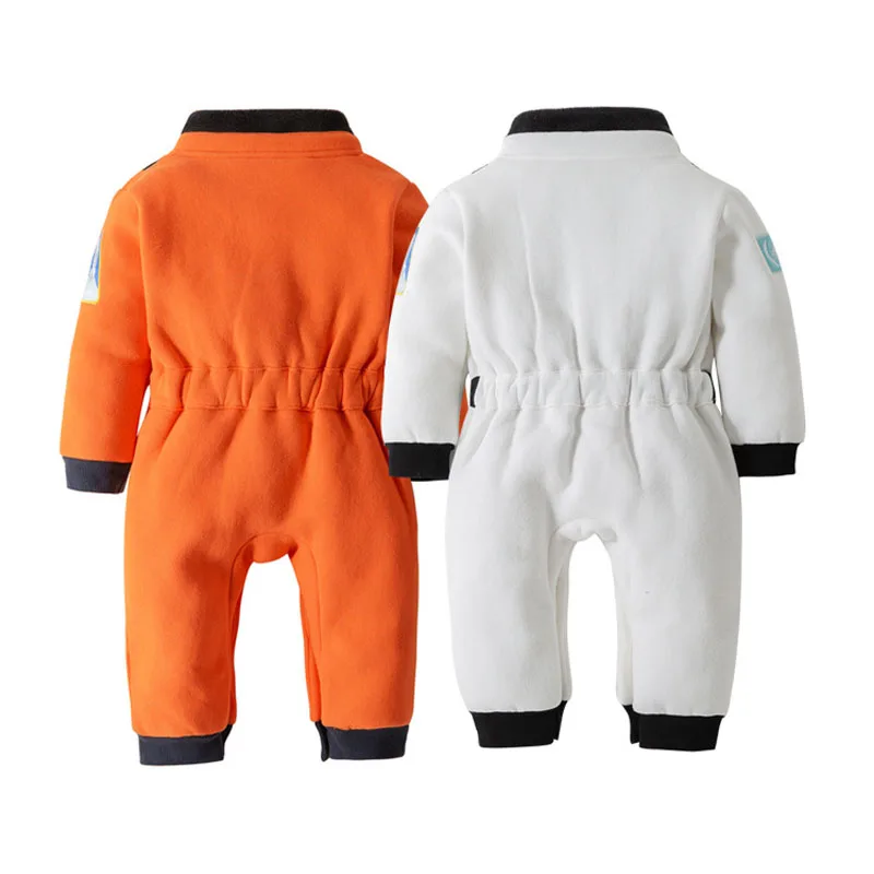 Bambini carino astronauta Costume Cosplay tuta spaziale pagliaccetti per neonati maschi ragazza bambino neonato Halloween festa di compleanno