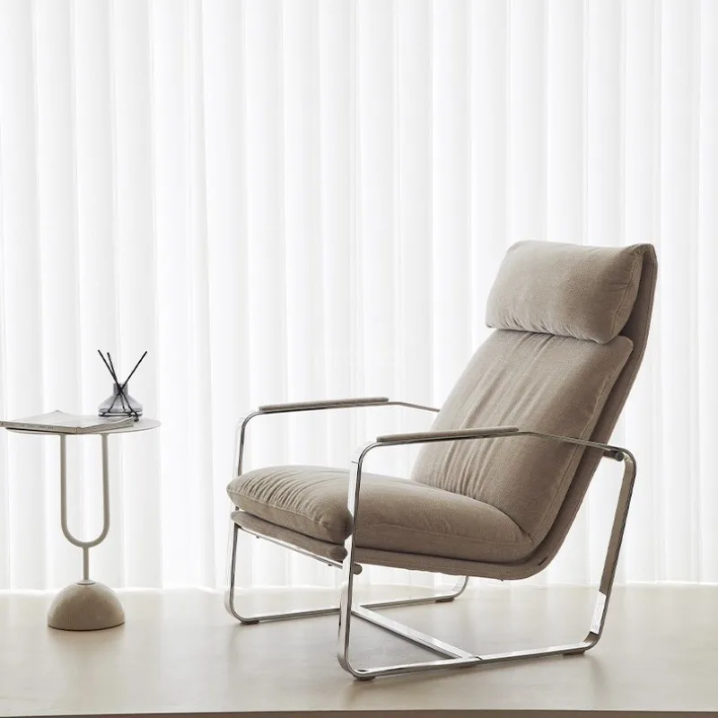 كرسي الترفيه غرفة المعيشة أريكة كسولة وابي سابي القرون الوسطى شرفة بسيطة كرسي أريكة واحد #5