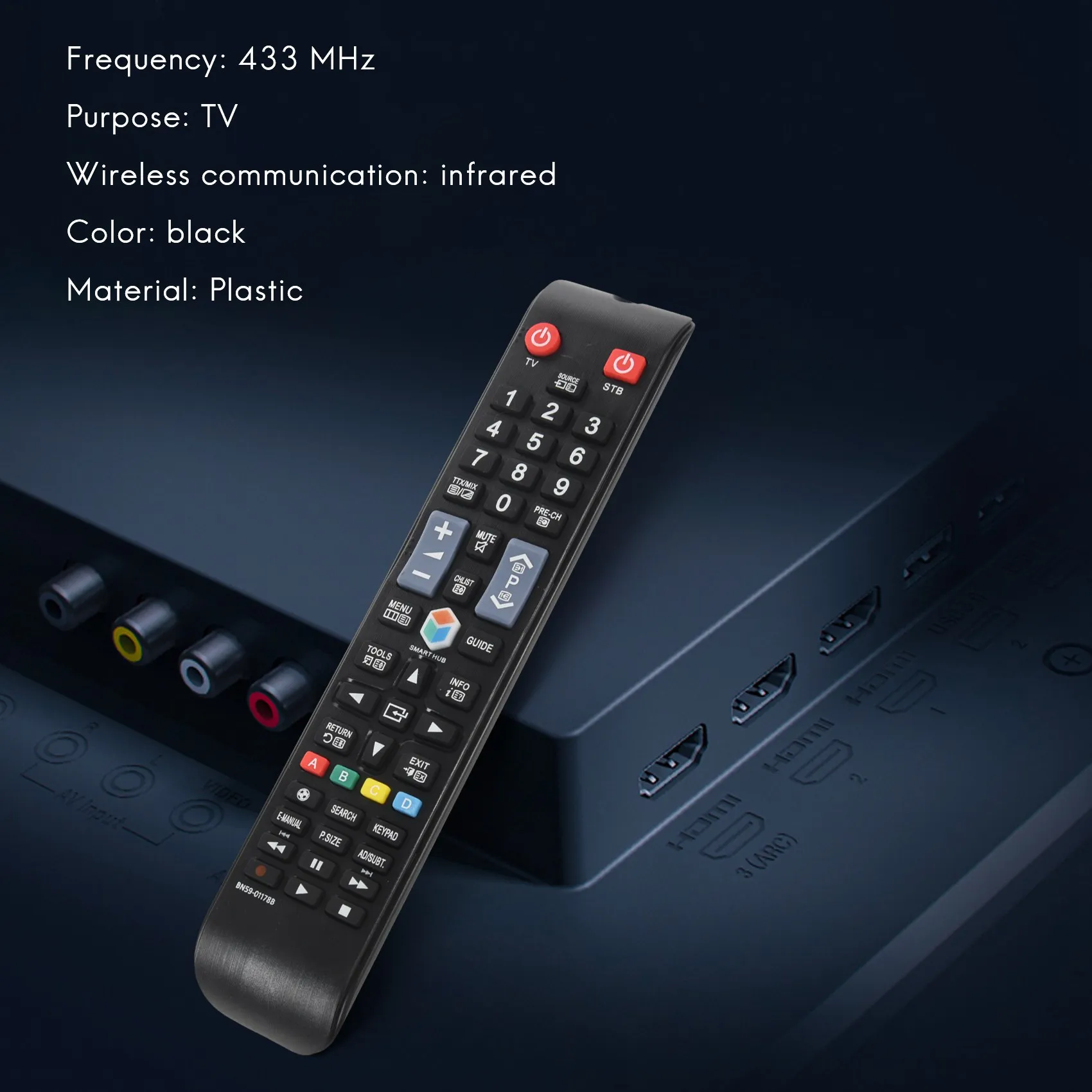 Remote kontrol baru untuk BN59-01178B TV pintar Samsung TV TV TV TV UE55H6200