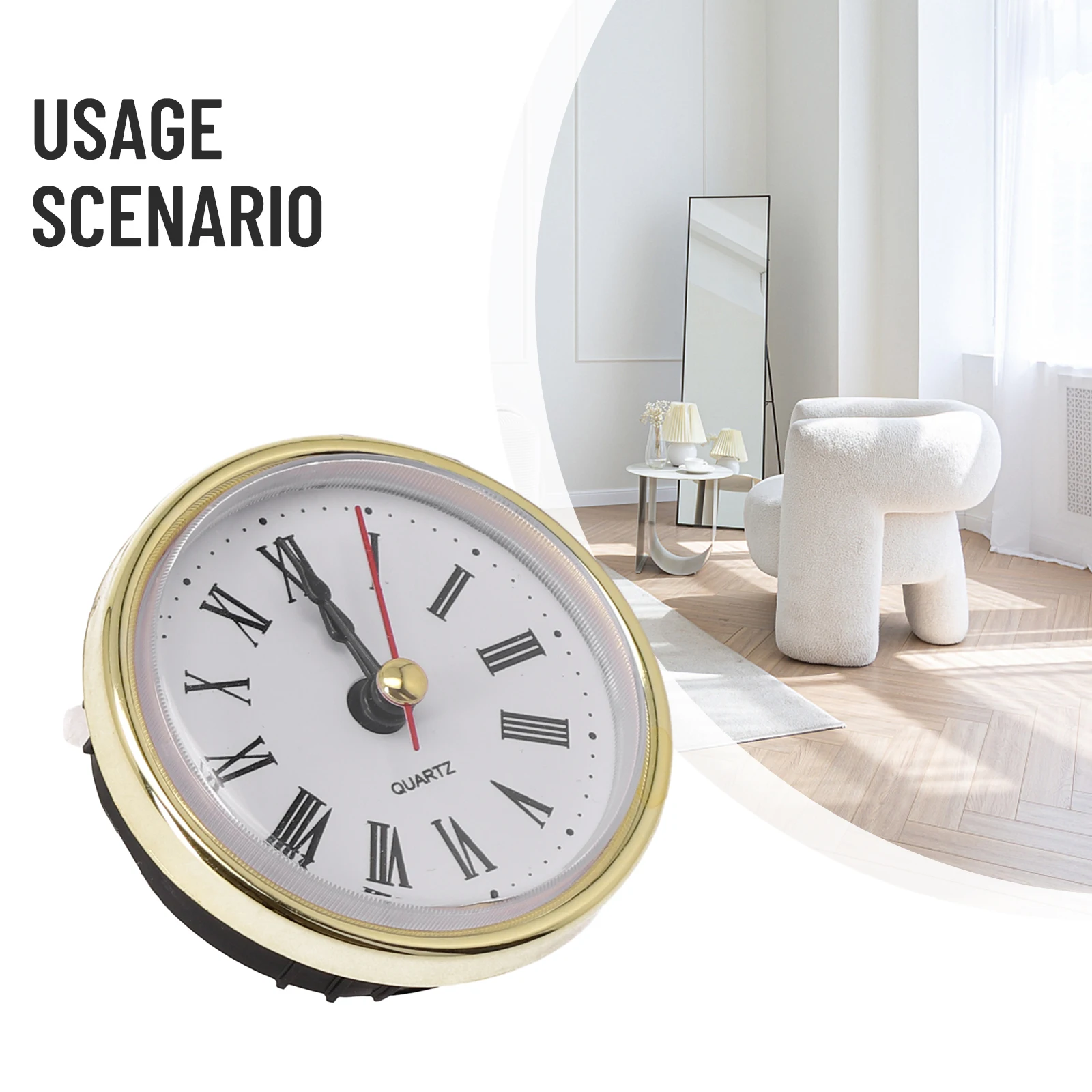 DIY Clock Inserts Movement Quartz Clock Insert Clock Inserts 1pc 65MM Plastic Home Decor High Quality Brand New