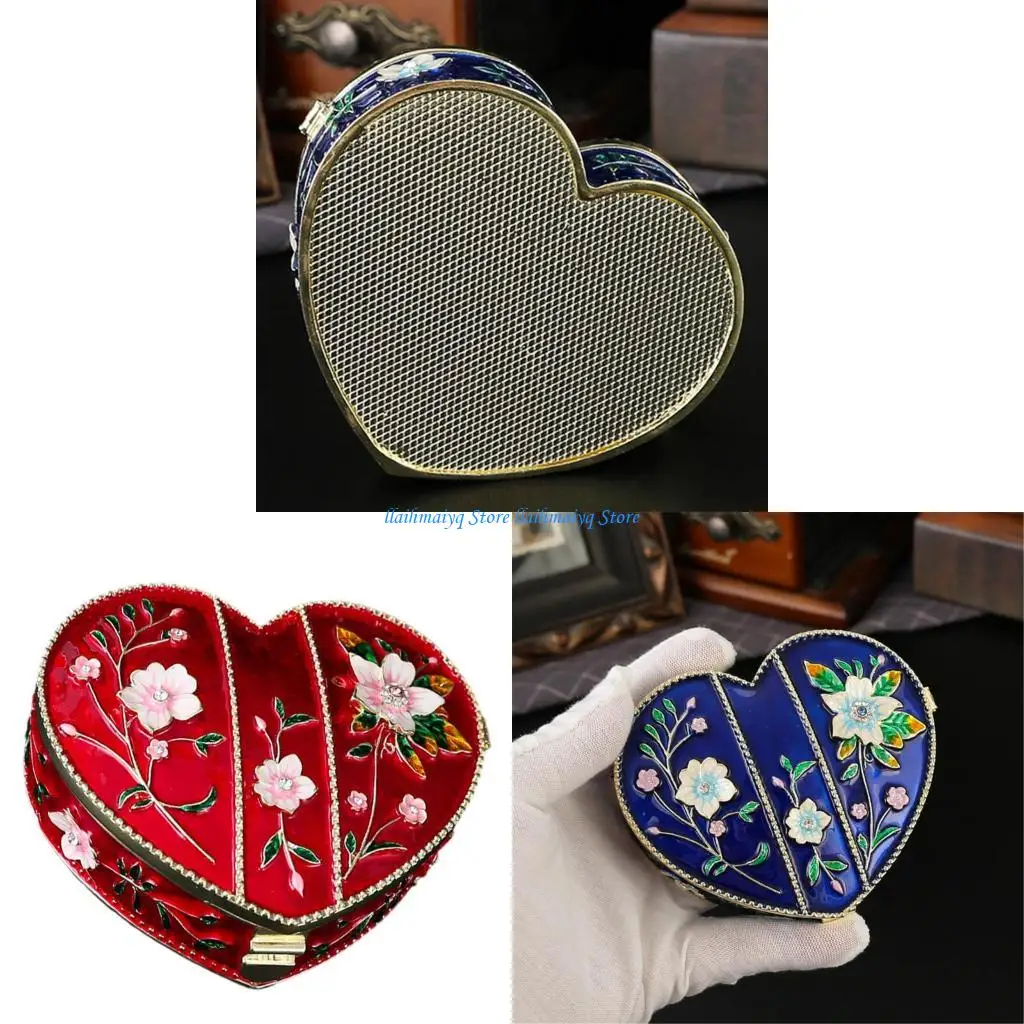 

573b портативные украшения в форме сердца для хранения и безопасности путешествий