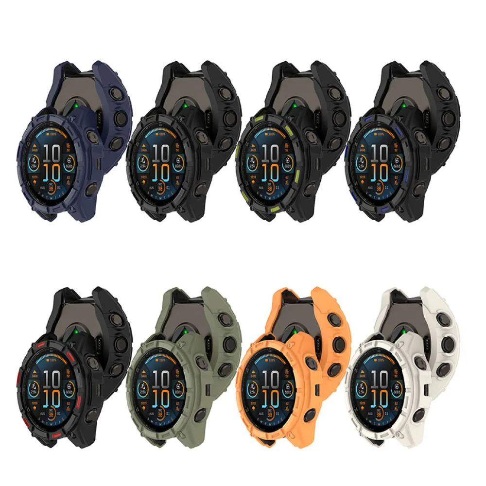 하프 랩 아머 스켈레톤 시계 케이스, Garmin Enduro3 TPU 보호 케이스 액세서리