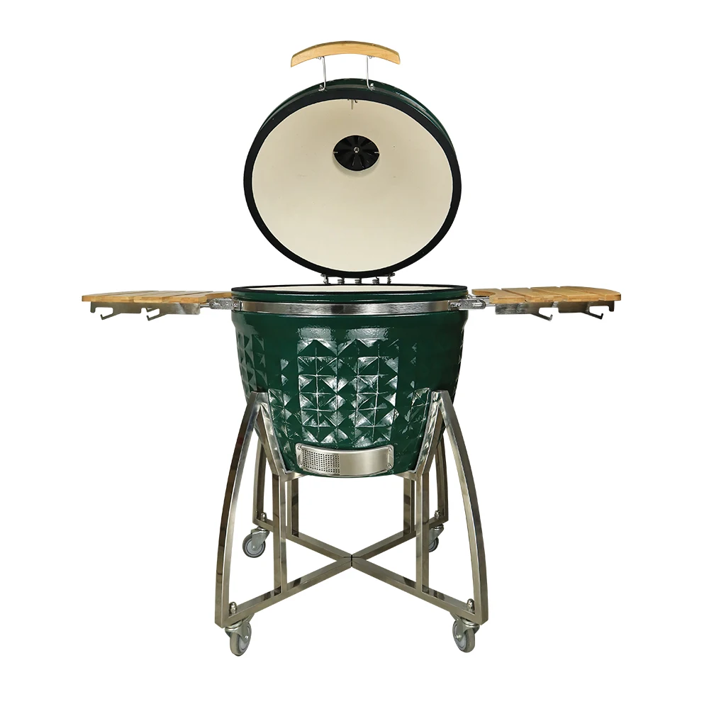 

26-дюймовый керамический уголь Kamado Smoker BBQ Grill Carbon Parrilla Подходит для профессиональной кухни на открытом воздухе