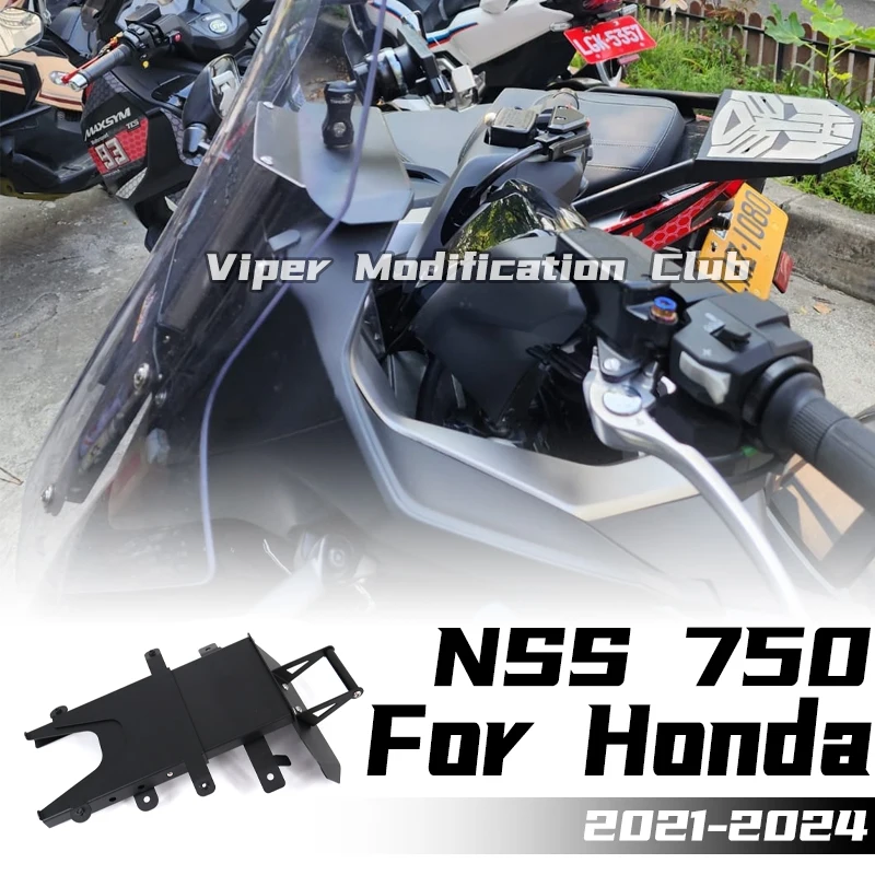For Honda FORZA 750 / NSS 750 Modified Windscreen Adjustable Stand Multi-functional mobile phone Expansion Stand 2021 2022 2023