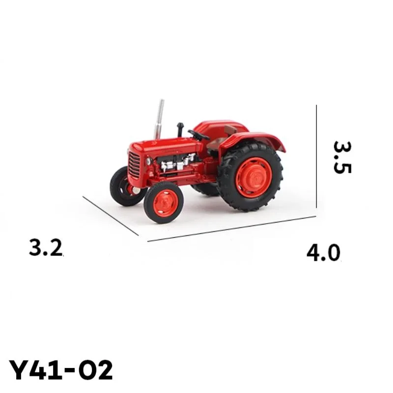 Xcartoys 1:64 Honghe Fengshou 37 Tractor Y41-02 Red Alloy Simulation Model Car