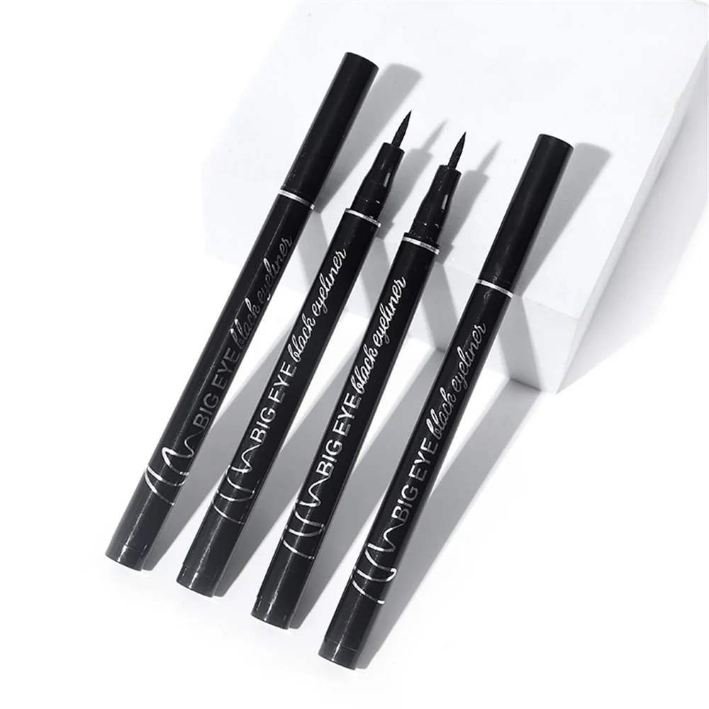 Flüssiger Eyeliner Pen Newbie Make-up leicht auftragen nicht verschmierter Eyeliner Eyeliner schnell trocknender Eyeliner schweiß fest dauerhaft glatt