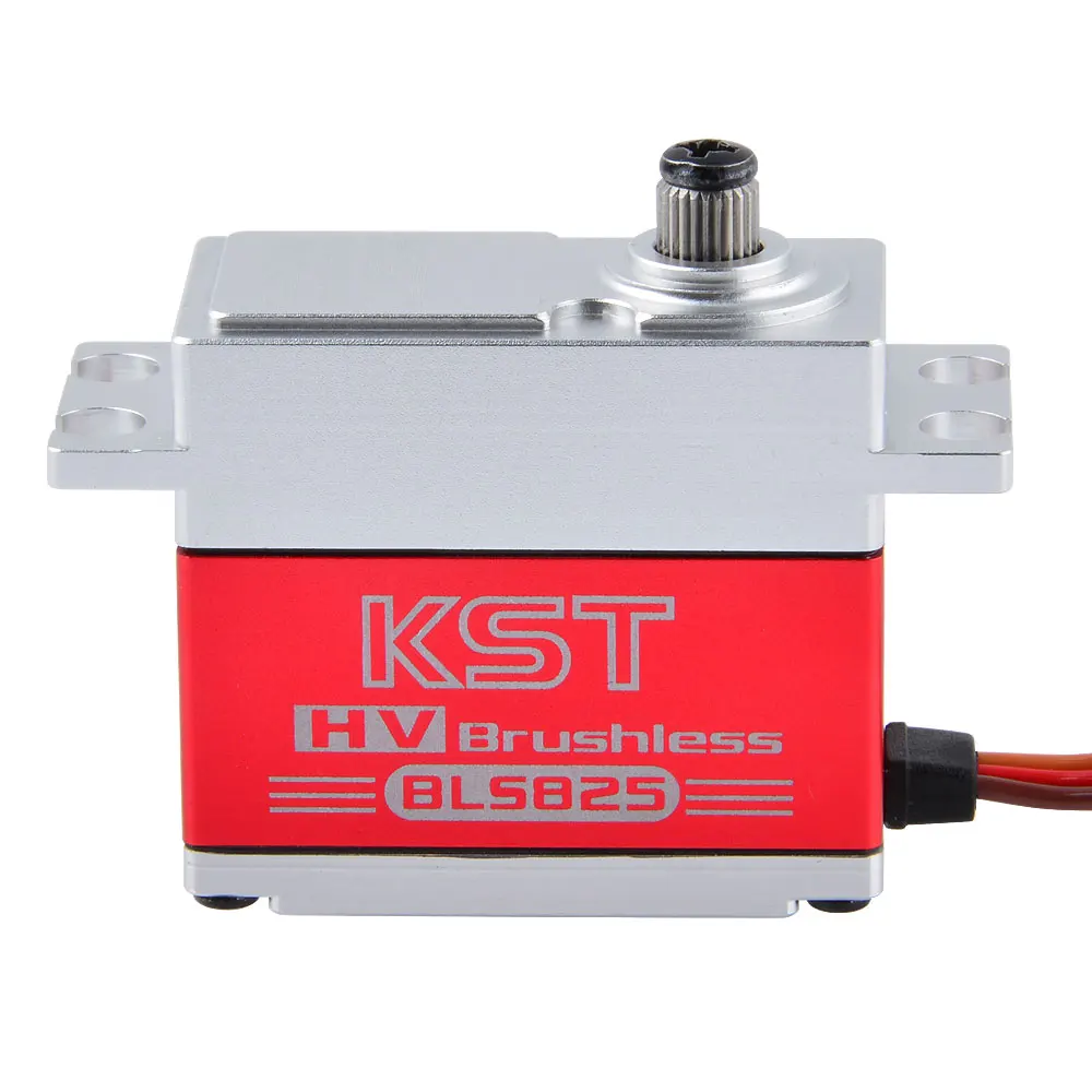 KST BLS825 V8.0 0,11seg 35kg HV Servo motor padrão digital sem escova para helicóptero avião RC carro braço robô