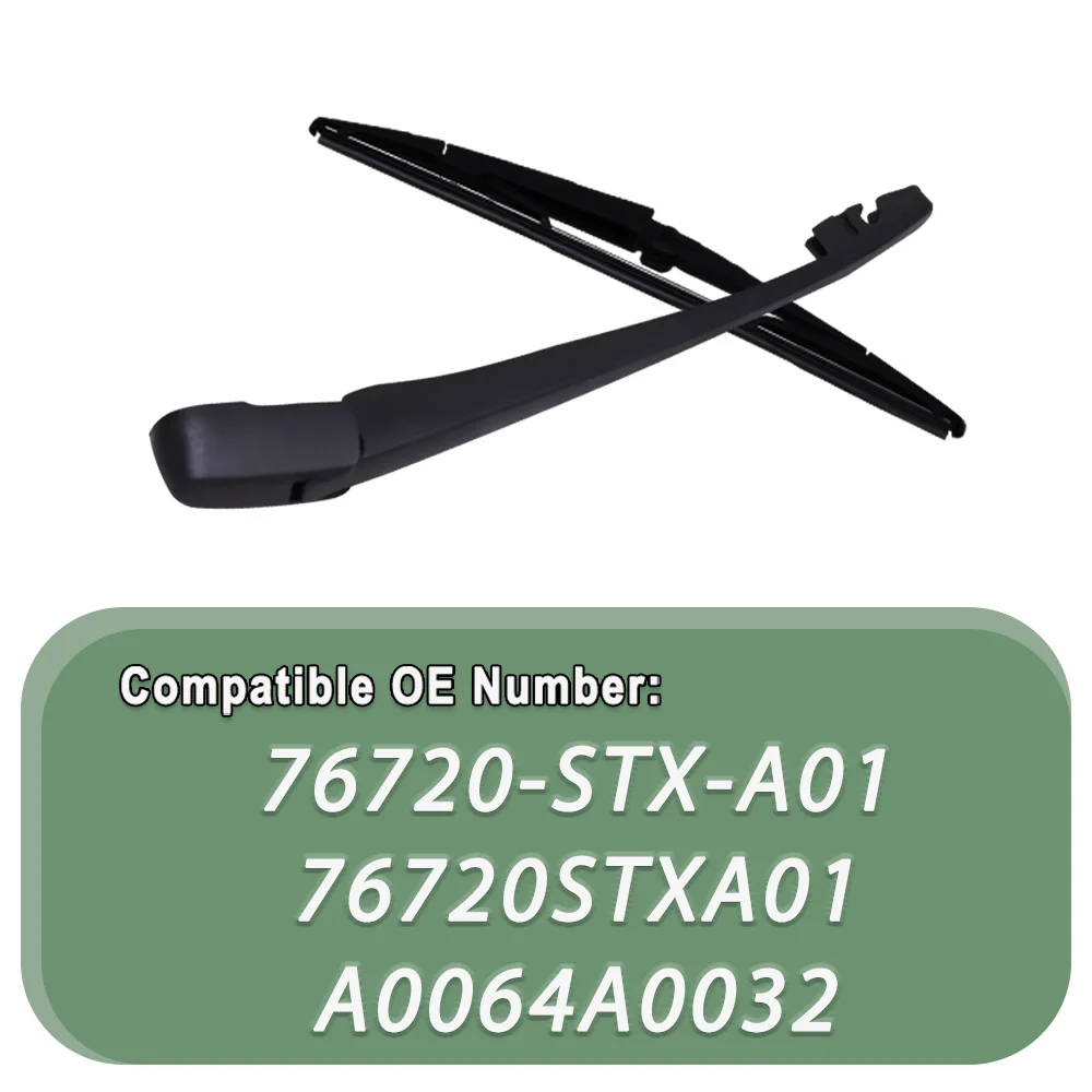 ل Acura MDX 2007-2016 الخلفية ممسحة زجاج أمامي الذراع والشفرة مجموعة 76720-STX-A01 #2