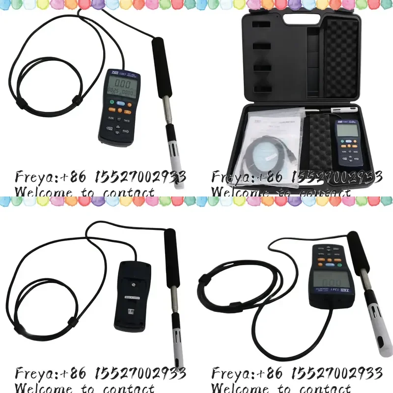 TES-1341N Digital Hot Wire Anemometer Tempe & Humidity Digital Air Velocity Tester