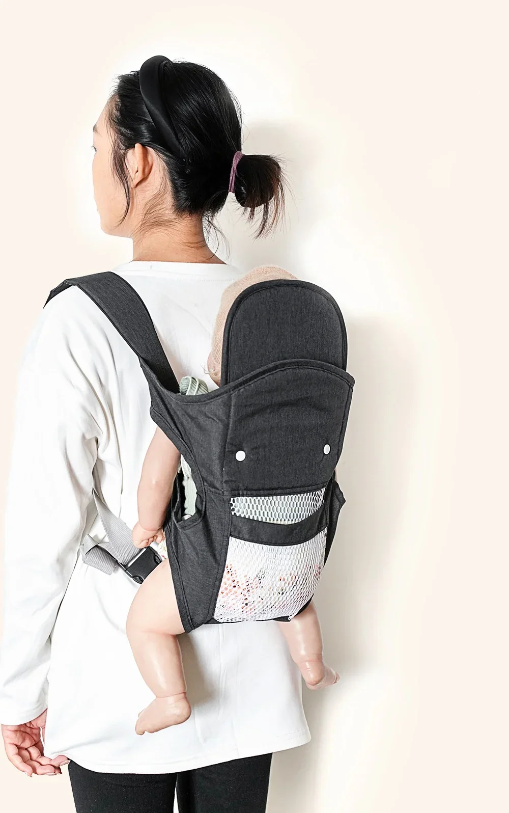 Adjustable Comfortable Sling Backpack Pouch Breathable Front Facing Baby Carrier Wrap Baby Kangaroo Bag