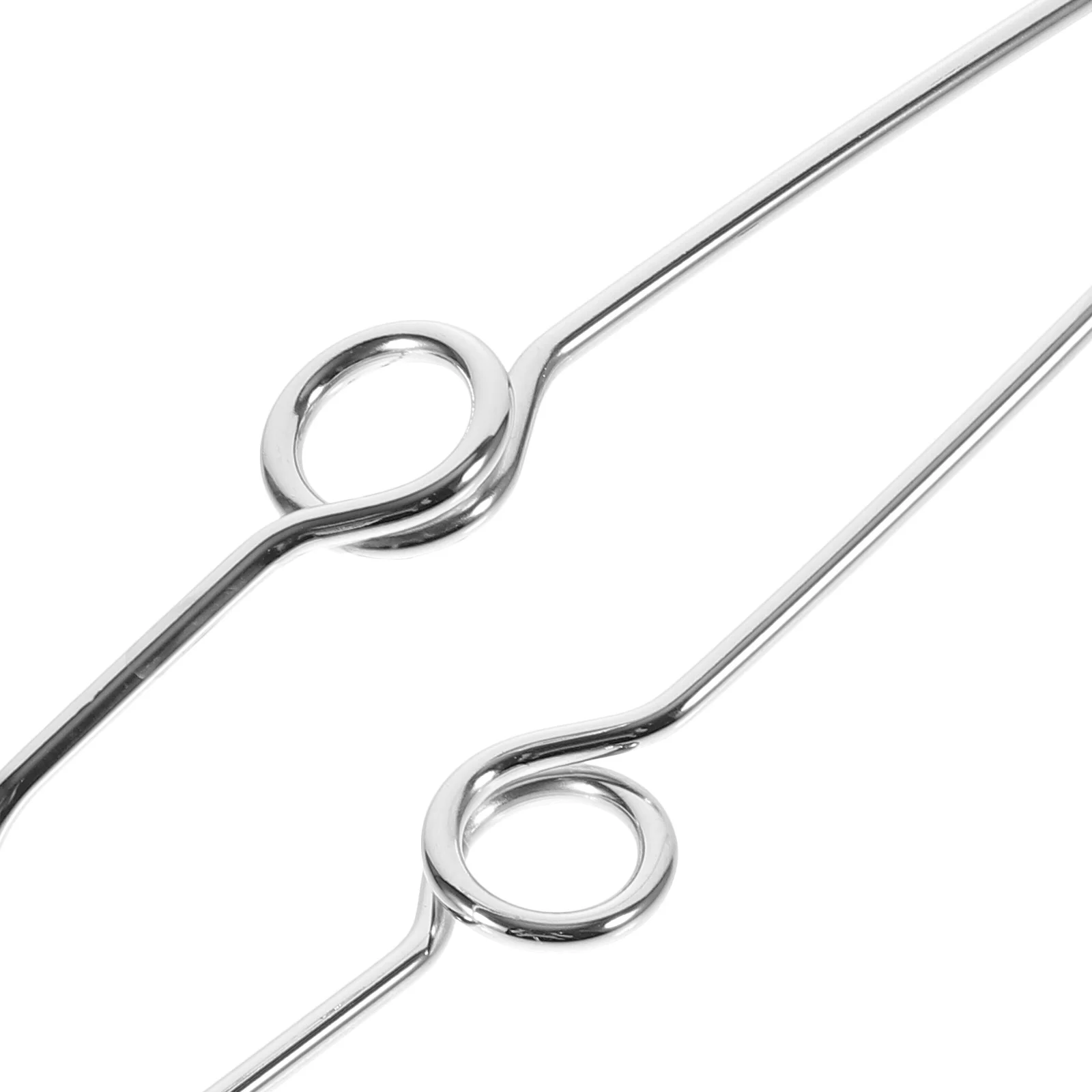 

2 pcs Test Tube Clamp Spring Iron Durable High Temperature Resistant Self Closing For School Home Laboratory Teaching