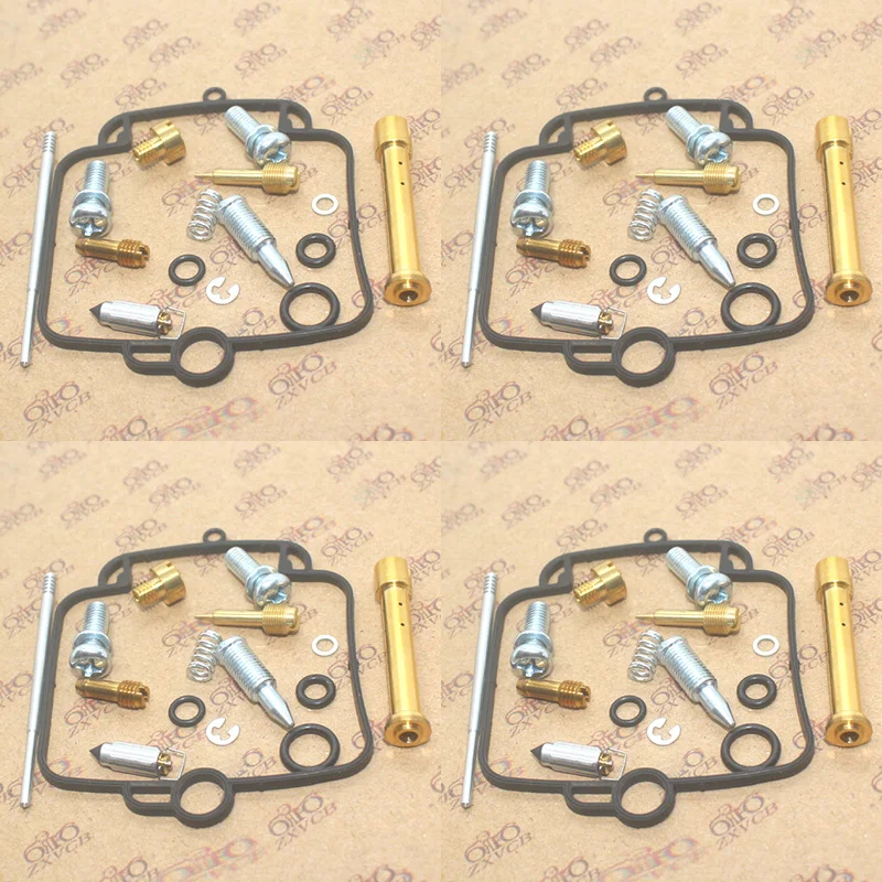 For Suzuki GSF400 bandit 1991-1993 GSF 400 Carburetor Repair Kit diaphragm Seal Main Slow Jets Air Mixture Screws Float Valves