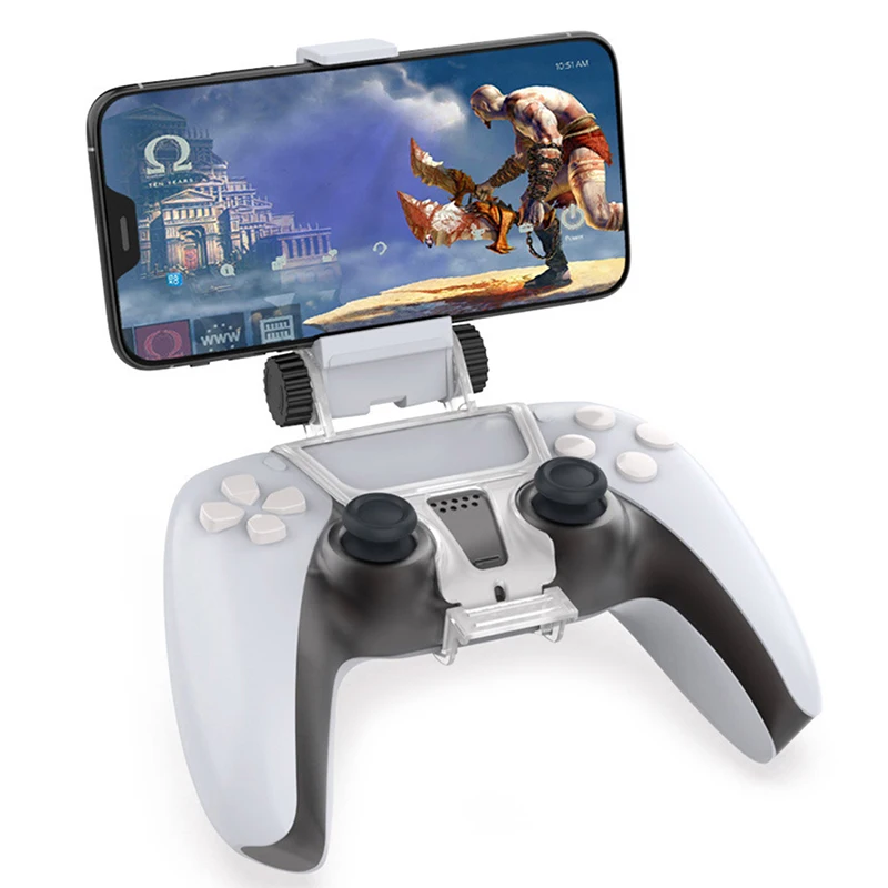 For PS5 Controller Phone Holder Wireless Gamepad Handle Bracket Mobile Phone Clip