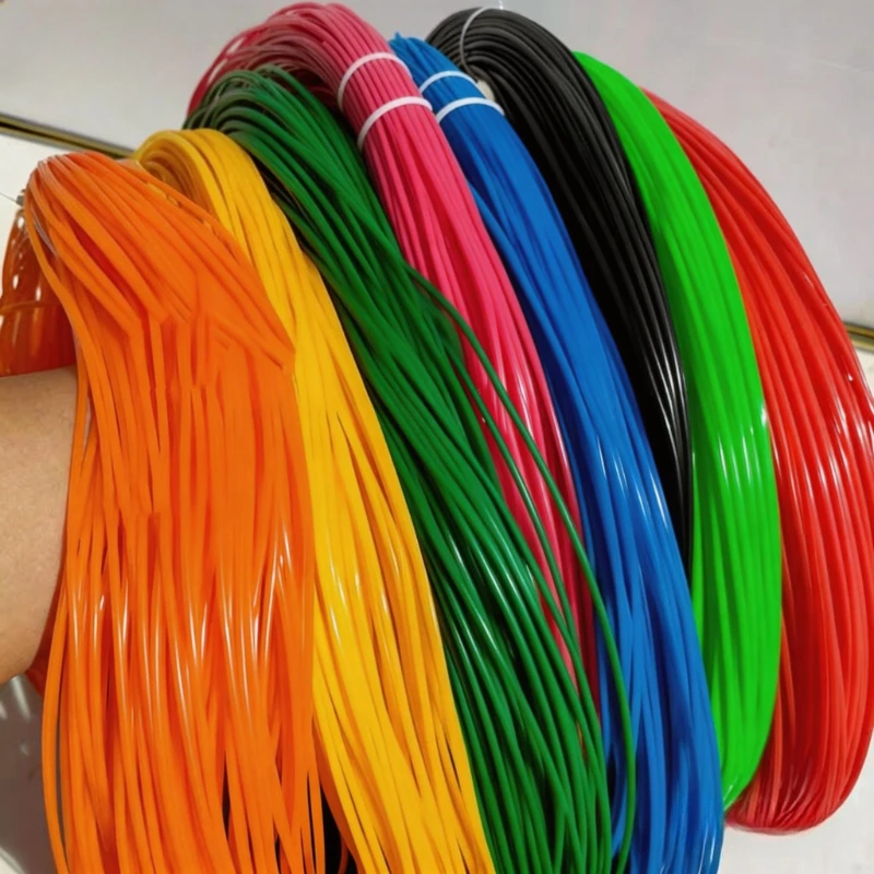 500g About 90 Meter PE Round Synthetic Rattan Weaving Material Plastic Knit for Handmade Furniture Repair Chair Table Basket image 2