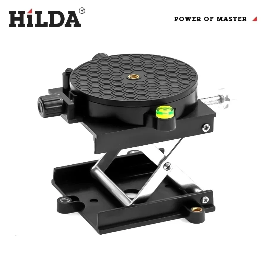 מעמד הרמה מתכוונן HILDA לרמת הלייזר סיבוב 360 מעלות שולחן הרמה מתכוונן לרמת הלייזר פלטפורמת הרמה