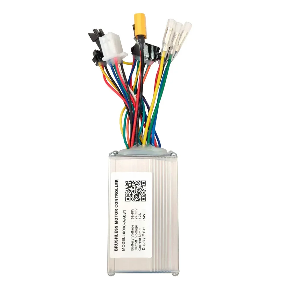 Ebike Brushless Controller X008-AA031 48V 12A Speed Parts for M5 Protocol Display Electric Scooter MTB Fat Bike Accessories