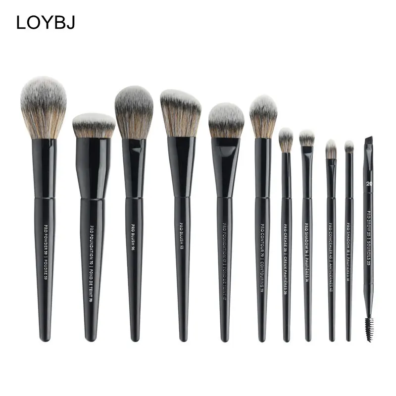 LOYBJ Pro Big Foundation Makeup Brush Cream Shadow Contour Brush Blush Powder Synthetic Professional Face Foundation Makeup Tool