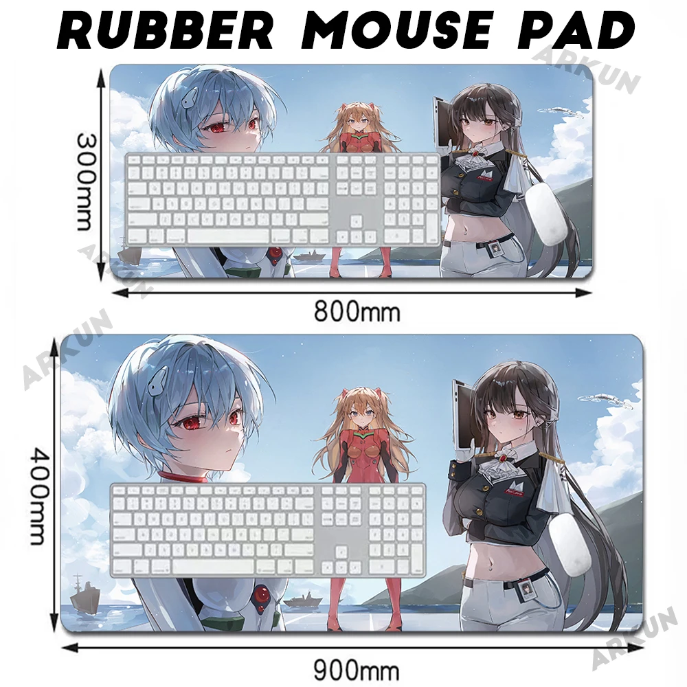 Large Kawaii Hot Pretty Girl Marciana Asuka Top Cool Goddess of Victory Nikke Gaming Mouse Pad Non-Slip XXL Keyboard Table Mat