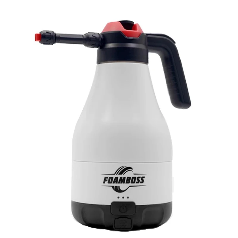 2500mAh foam boss electric sprayer 1.8L automatic pressure gun for car wash sprayer corrosion resistant acid Alkali