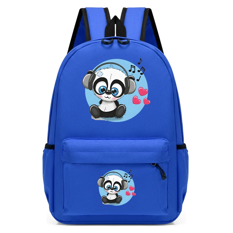 Panda Anime Children School Bags for Girls Boy Children Backpacks Kindergarten Cartoon Animal Kids Backpack for 2-5 Years Bags