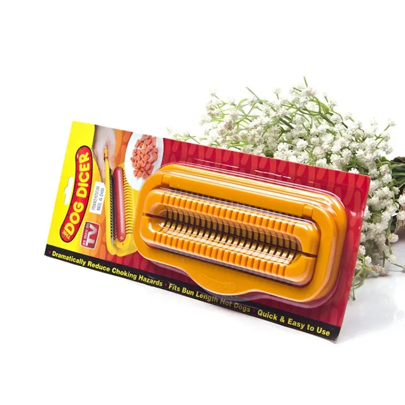 

1pc Banana Slicer Stainless Steel Multifunctional Hot Dog Slicer Sausage Cutter Vegetable Strawberry Slice Kitchen Tools