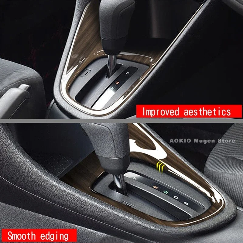 Center Console Gear Shift Panel Cover Trim Compatible for Toyota Yaris Interior Accessories 2023 2024 for Right Hand Drive