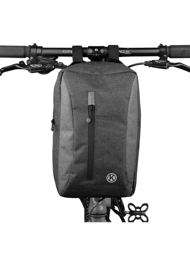AliExpress NONE Waterproof Bicycle Front Top Tube Bag - Large Capacity Frame Bag for Mountain Travel & Daily Cycling, Touch-Screen Window
