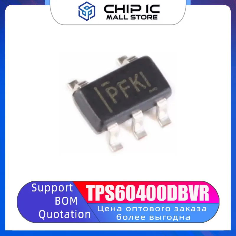 5PCS TPS60400DBVR TPS60400DBV Silk Screen PFKI Switching Regulator SOT23-5 New Original Stock