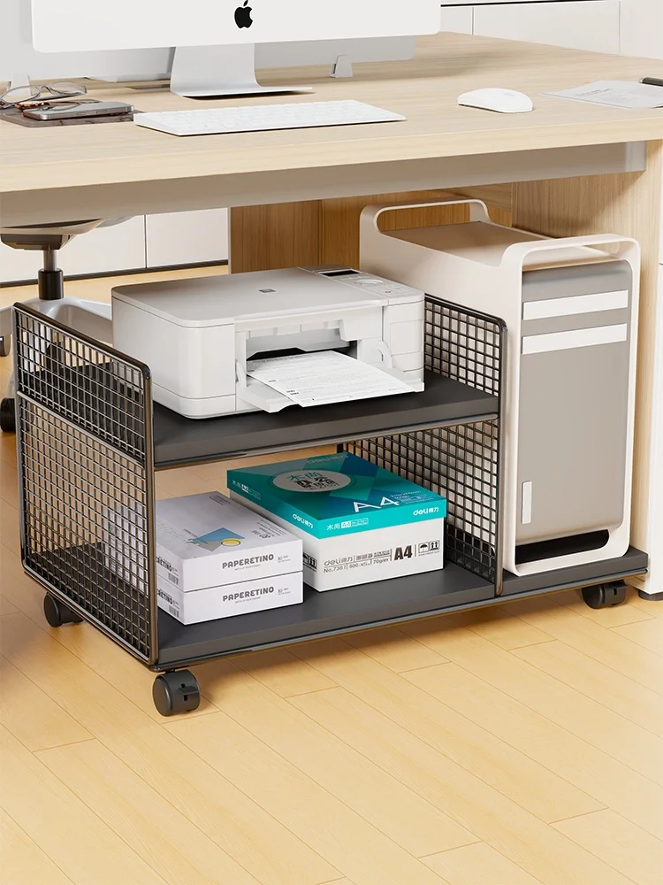 portable-computer-desk-underbody-support-with-casters-printer-stand-storage-rack-for-desktop-computer-case-cabinet-base-tray