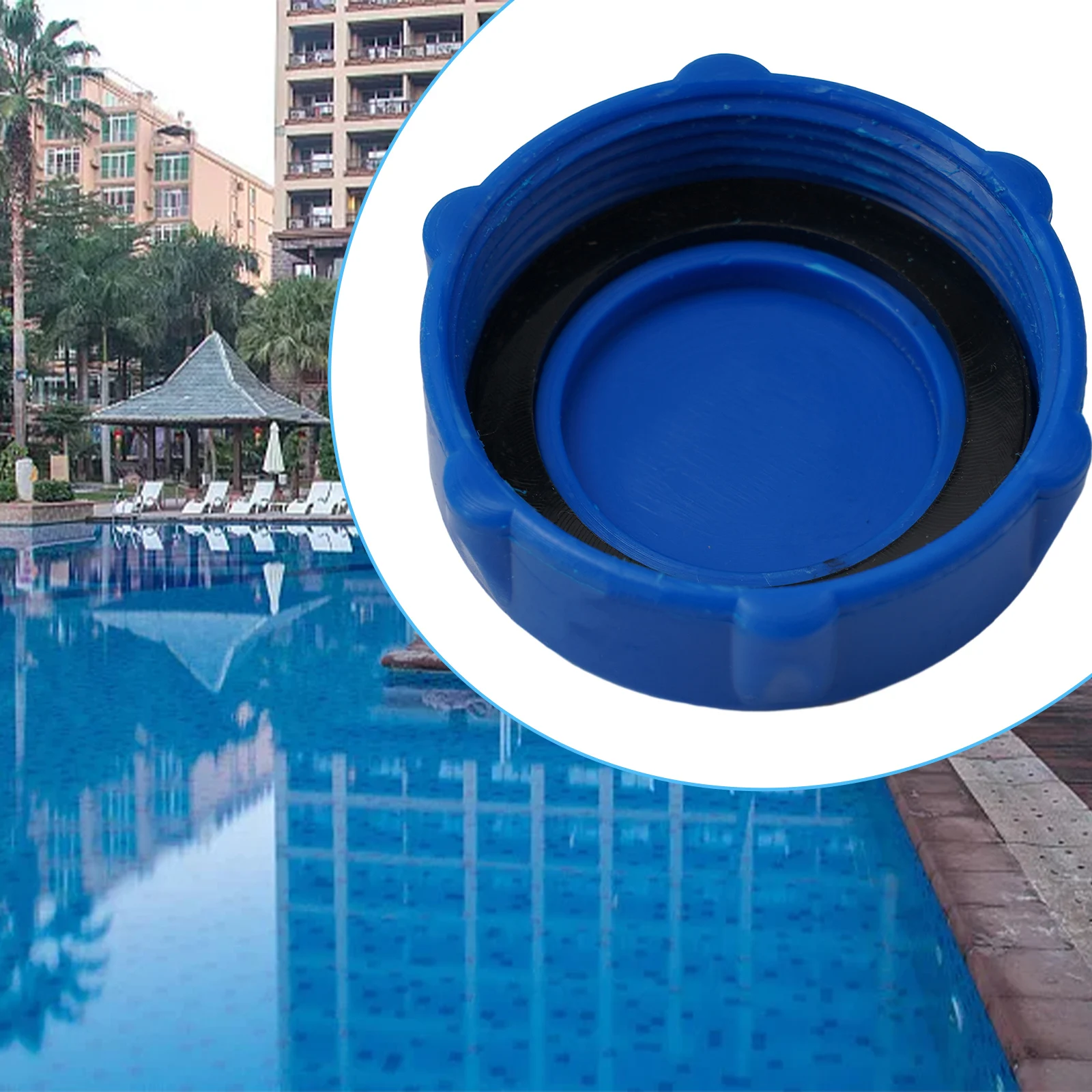Blue Plastic Drain Valve Cap P01006 Replacement Part For For Coleman Swimming Pool Equipment Spare Accessories Except Steel Wall