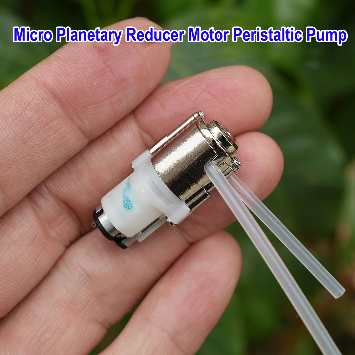 Mini M20 Motor Precision Peristaltic Pump DC 3V 3.7V 4.2V 2mL/min Self-priming Suction Liquid Pump Lab Ink Squeeze