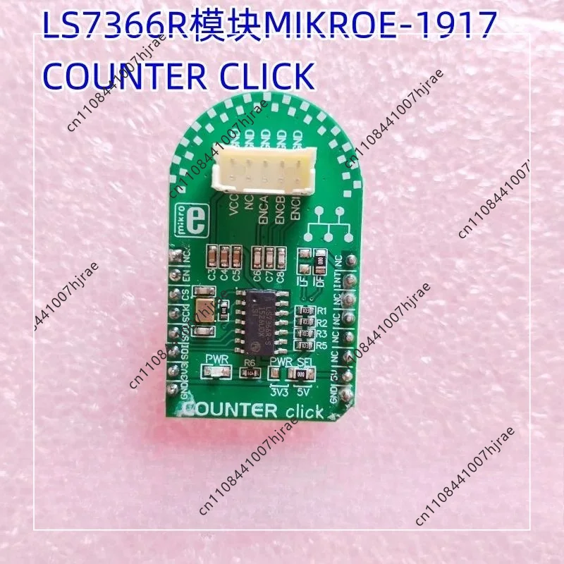LS7366R module MIKROE-1917 COUNTER CLICK development board, interface calculator, counter