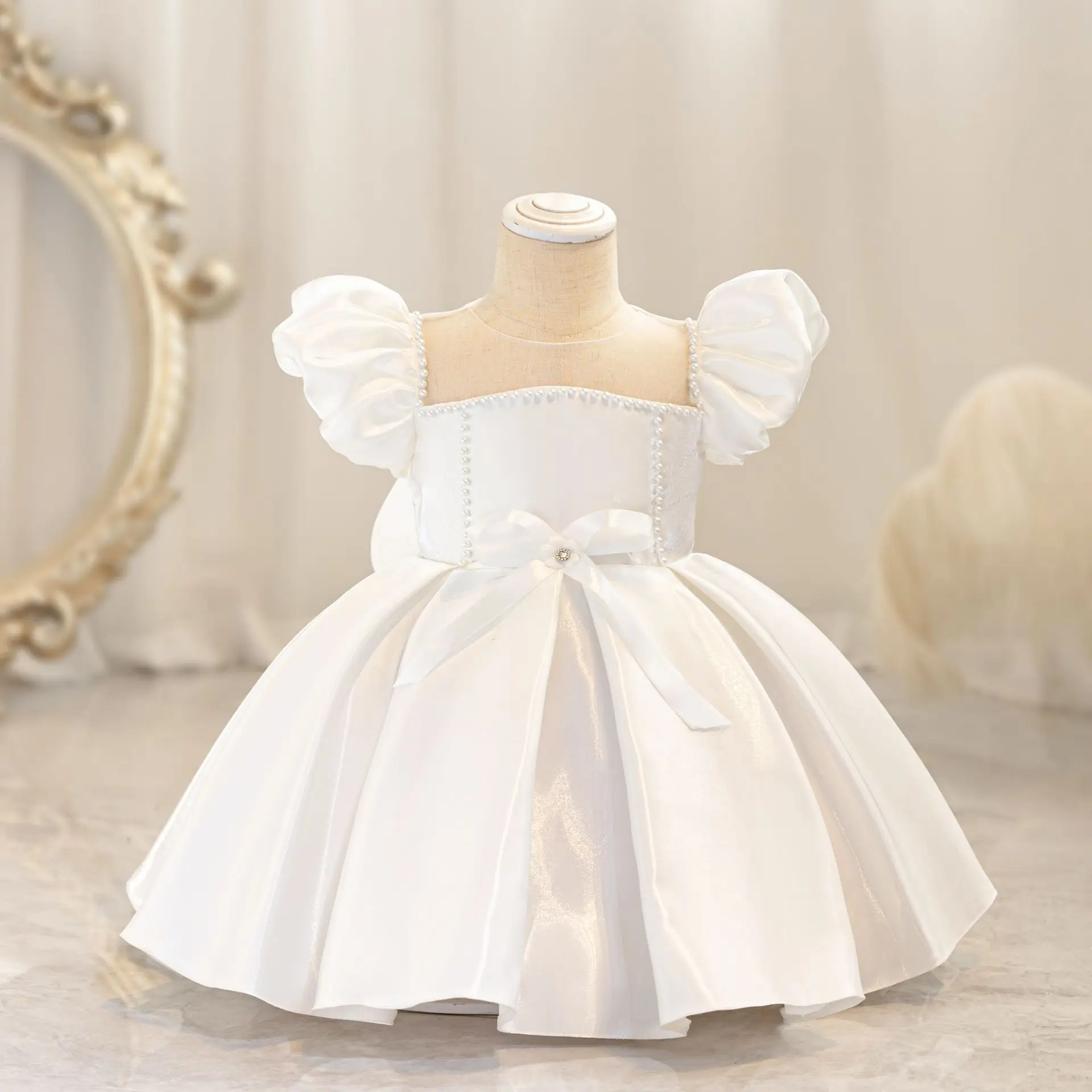 Vestido de princesa para niñas, ropa de fiesta para niños pequeños, 0, 1, 2, 3 años, novedad de 2024