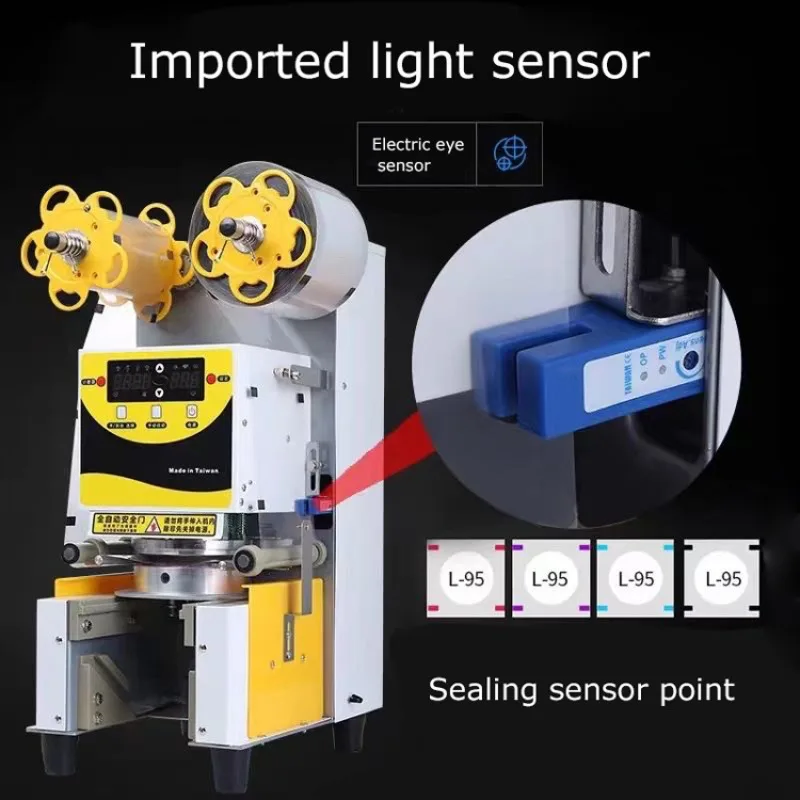 High Quality Sealing Machine Milk Tea Coffee Cup Automatic Sealing Machine Plastic Bag Sealing Machine Labels in Plastic Bag