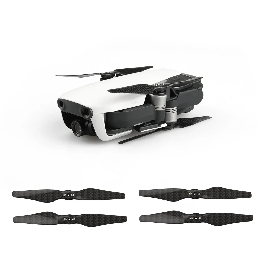 2 Pairs/Set Mavic Drone Udara Penuh Carbon Fiber Propeller Untuk DJI Bagian Aksesoris 5332 S Propeller Blades