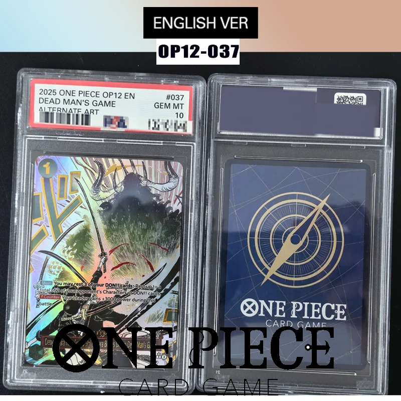 

Diy English Rating Card 2025 One Piece Op12-Legacy of The Master #037 Dead Man's Game Alternate Art Collection Card Card