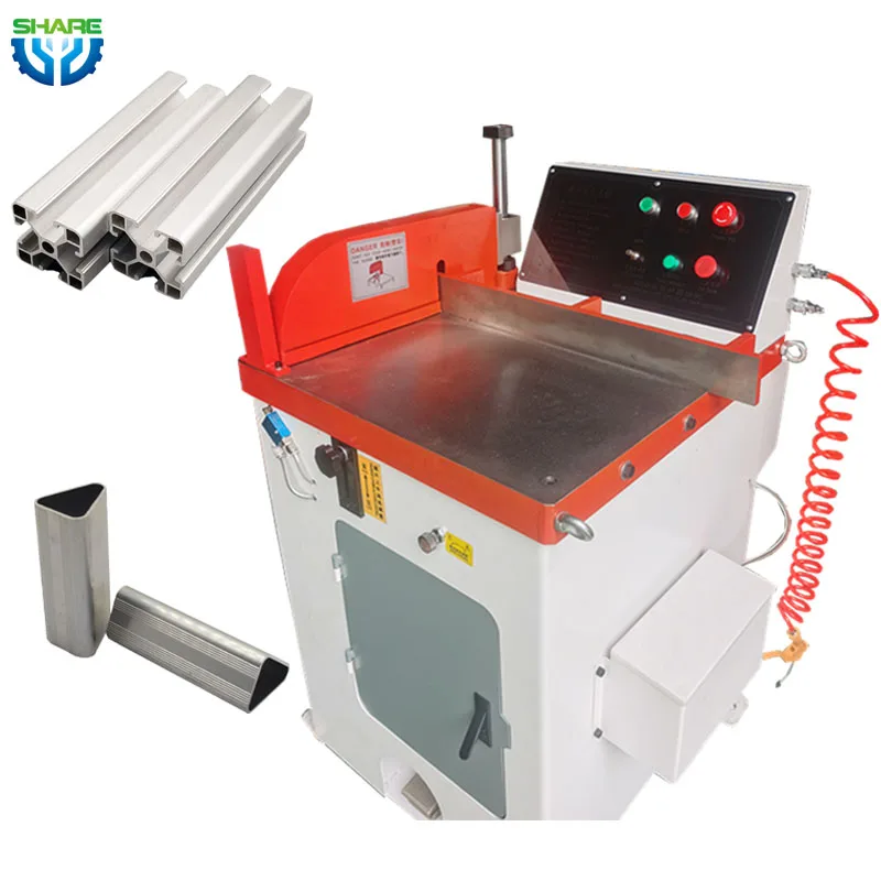 45 درجة الألومنيوم الإطار يموت آلة قطع الملف الشخصي زاوية آلة قطع نافذة الباب الألومنيوم الشخصي آلة القطع