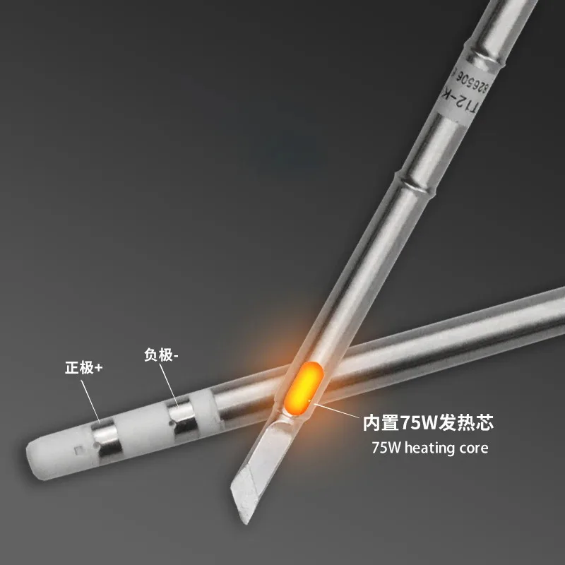 

Ultra Fast Heating T12 Soldering Iron Tips Replacement Set: T12-D24, DL32, D16, KU, KL, KR, JS02 for Hakko FX-951/952 & STM32