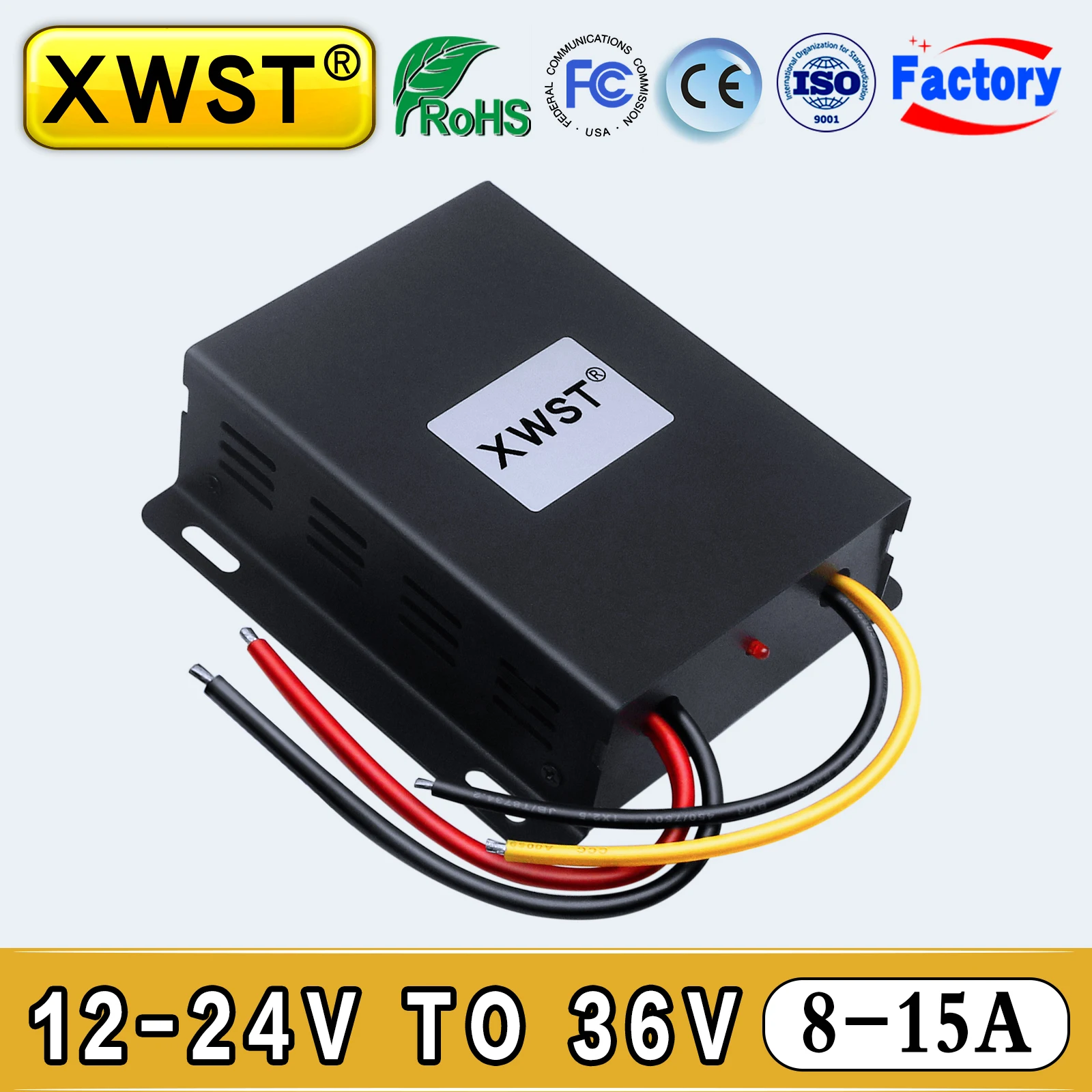 

XWST DC DC Converter 12V24V to 36V 15A 10A 360W 540W Step Up Boost Power Inverter Stabilizer Free Shipping For Car Golf Cart