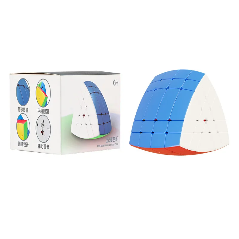 [JudyCube] Sengso Cubo a tre strati a cinque assi Cubo magico di velocità Senza adesivo Shengshou Cinque assi Cubo magico a cinque ordini Puzzle