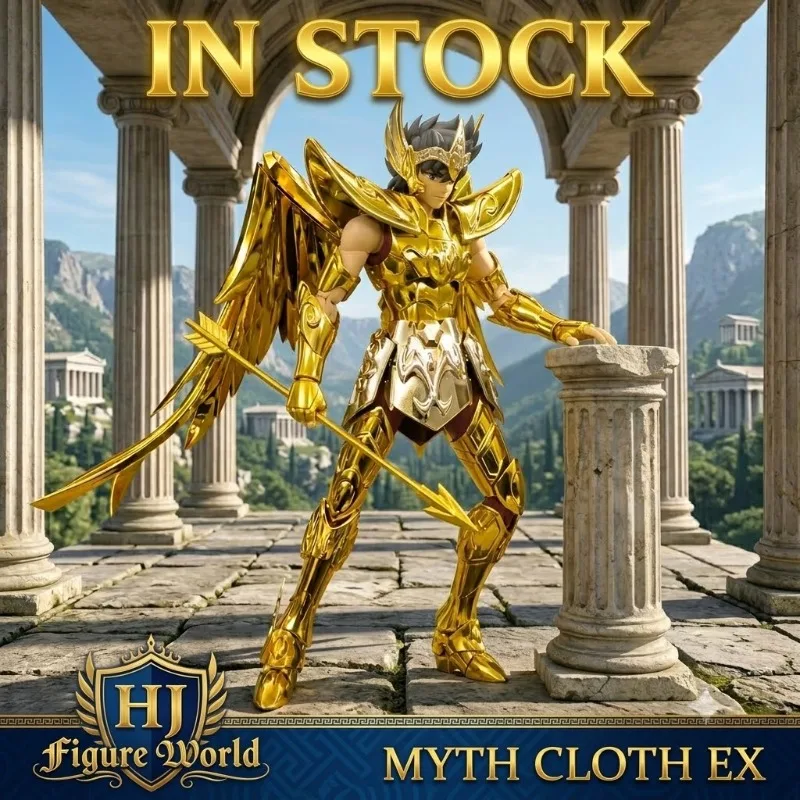 [In Stock] Saint Seiya CS Sagittarius Aiolos With Seiya Head Myth Cloth EX Gold Knights of the Zodiac Diecast Metal Armor