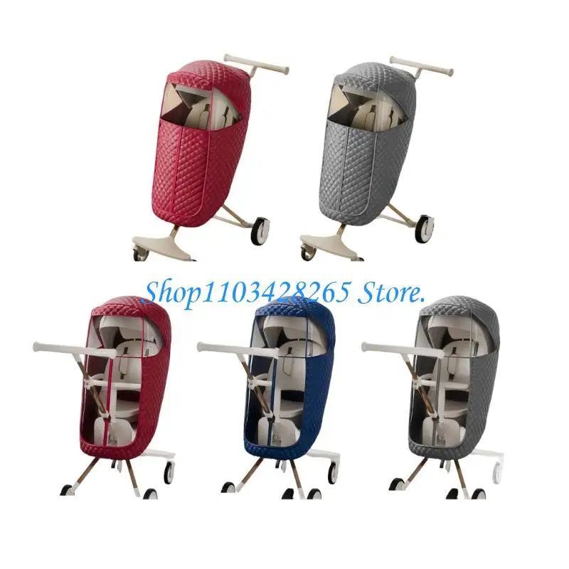 

Детская коляска Дождевик Ветрозащитный Теплоизоляция Вентилируемые панели Сумка для хранения G2TE