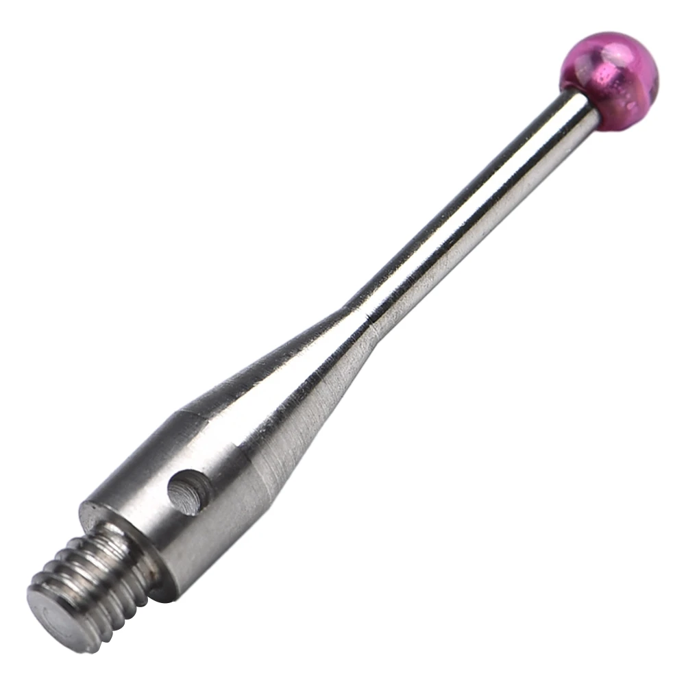 

CMM Probe Styli Designed for M3 Thread Featuring a Solid Stainless Steel Construction at 21mm Long and a 3mm Ball A50003553