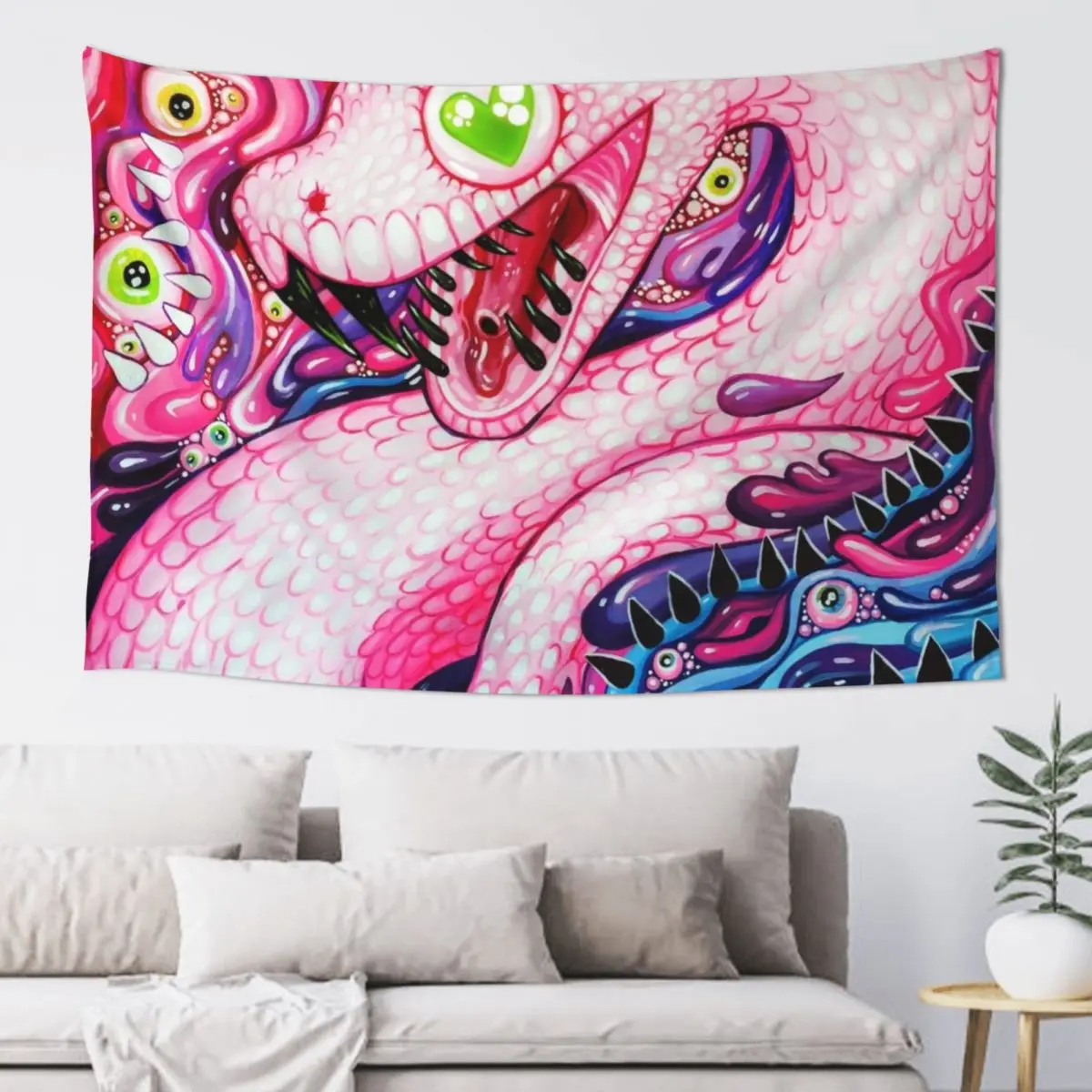 

Glittersnake - Acrylic Painting Tapestry Wall Decoration Items Decoration For Rooms Cute Decor Decorative Wall Murals Tapestry