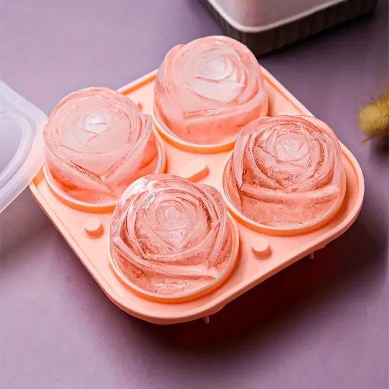 

1 Whiskey Ice Spherical Rosette Silicone Ice Tray - The Perfect Accessory for Homemade Ice Cubes and Cocktails in Home Silicone!