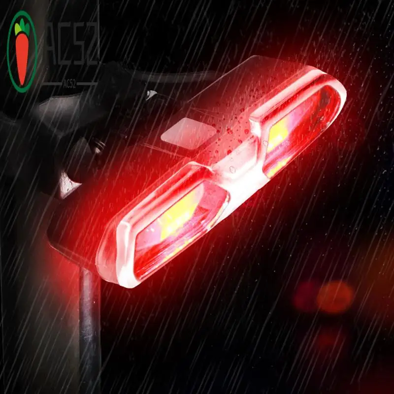 

AC52-Rear Front USB Rechargeable Bike Accessories Smart Bike Light Set Bicycle Lamp Flashlight Cycling Lantern